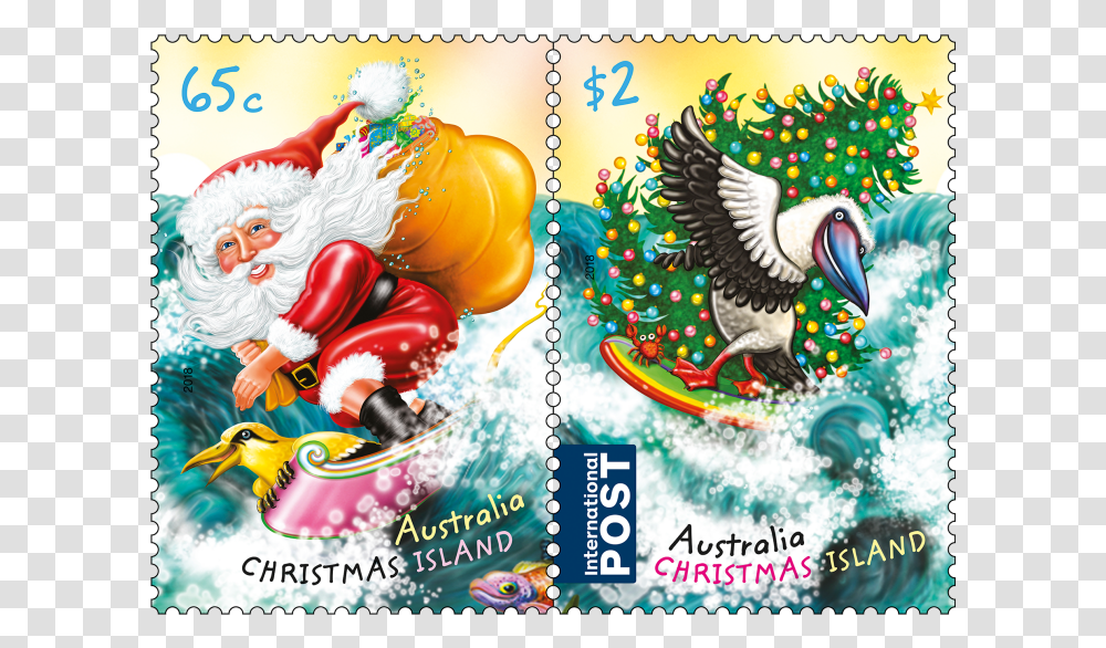 Australia Christmas Stamps 2018, Poster, Advertisement, Postage Stamp, Bird Transparent Png