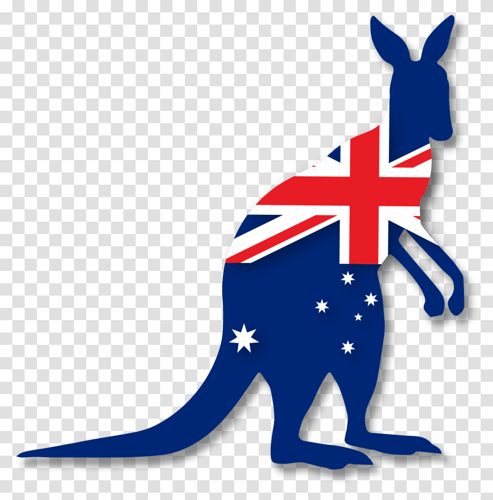 Australia Federation Of Kangaroo Flag Aboriginal Australian Study In Australia, Mammal, Animal, Wallaby Transparent Png