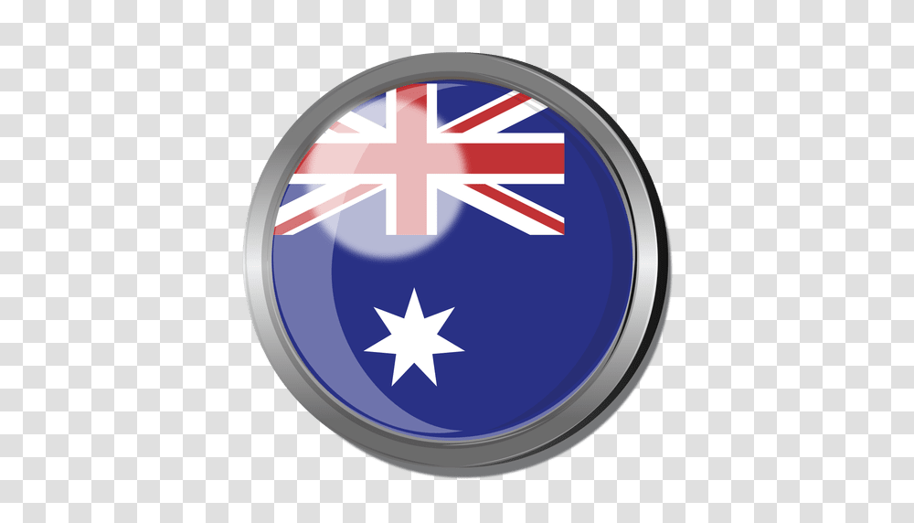 Australia Flag Badge, Star Symbol, Logo, Trademark Transparent Png