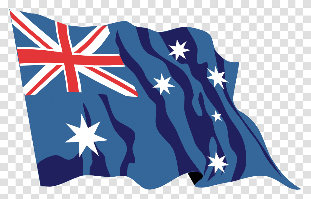 Australia Flag Clipart Hd Australia Flag Waving, Star Symbol, American Flag, Outdoors Transparent Png