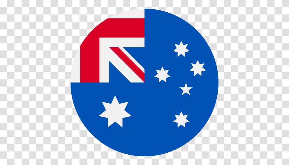 Australia Flag Icon Round, First Aid, Star Symbol, Logo Transparent Png