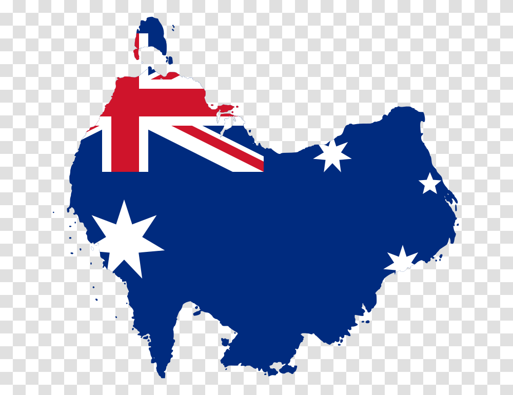 Australia Flag Map South, Poster, Advertisement, Transportation Transparent Png