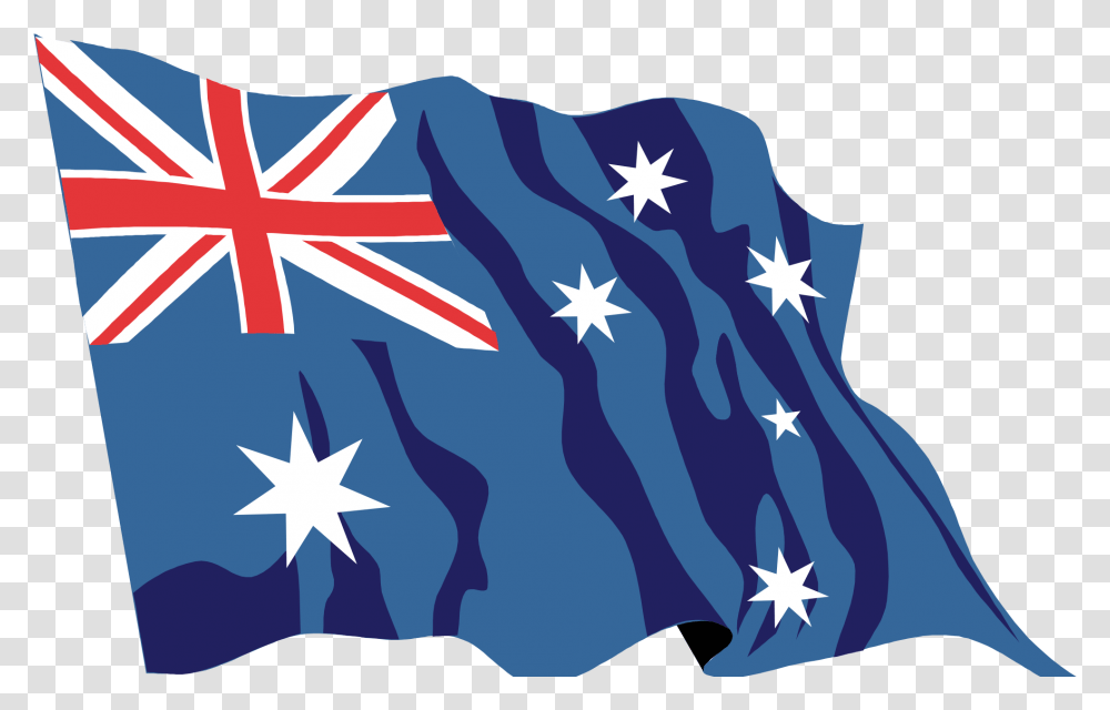 Australia Flag Waving Icon New Zealand Flag, Symbol, Star Symbol Transparent Png