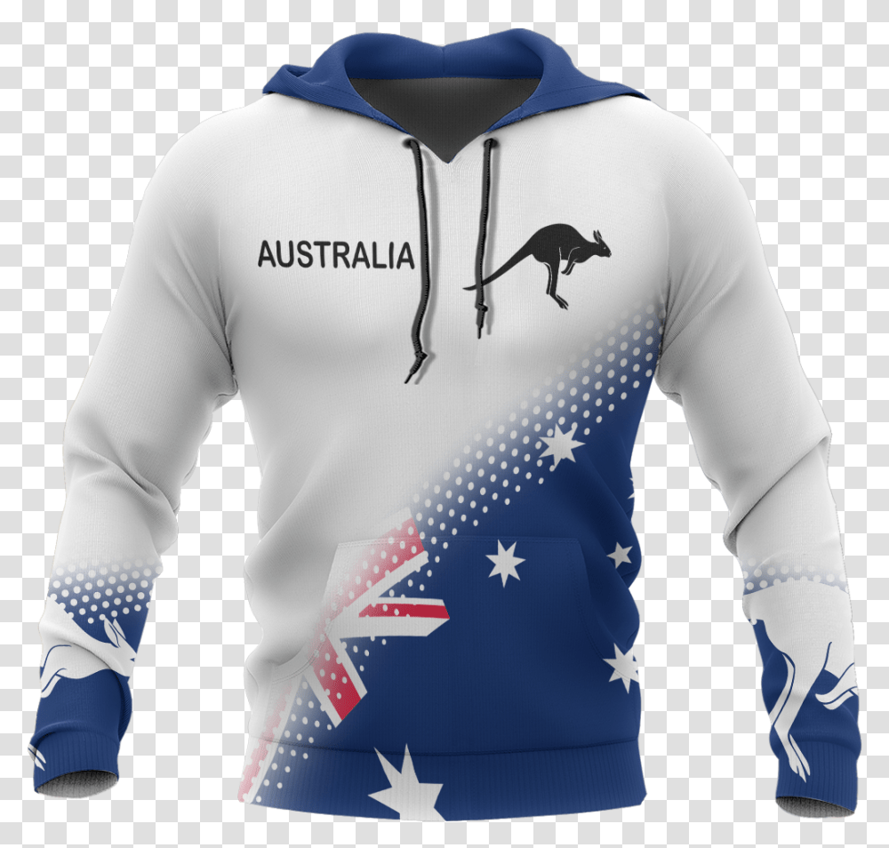 Australia Flag Zip Hoodie Dots Version Nnk, Apparel, Sweatshirt, Sweater Transparent Png