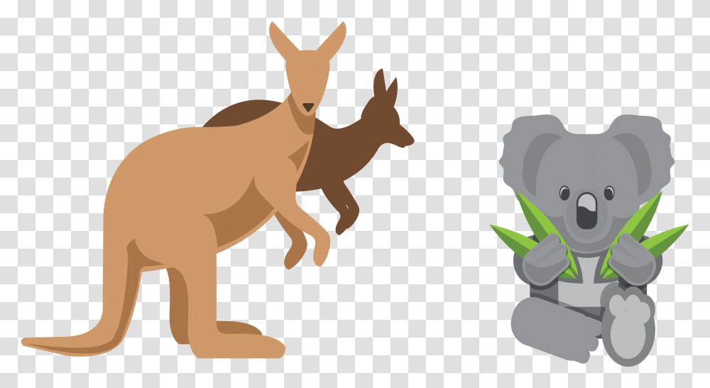 Australia Kangaroo Euclidean Vector Design Australian Kangaroo Clipart Koala Australia, Animal, Mammal, Wallaby Transparent Png