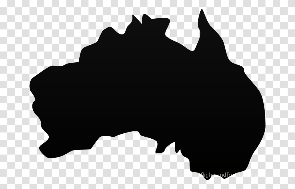 Australia Map Vector, Silhouette, Leaf, Plant, Mammal Transparent Png