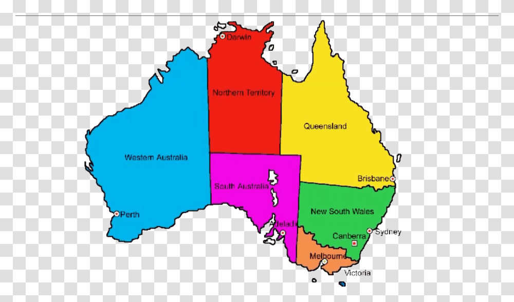 Australia Map With Names, Diagram, Plot, Atlas, Vegetation Transparent Png