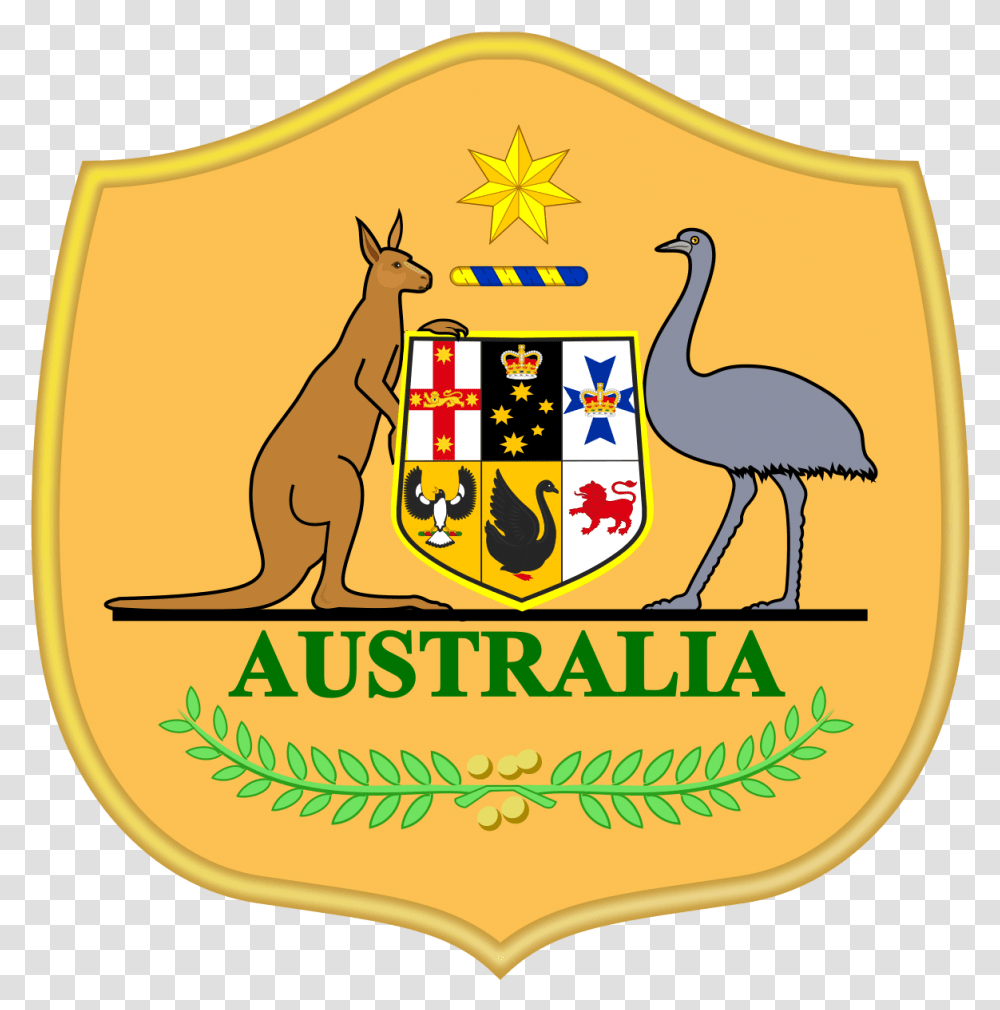 Australia National Soccer Team Australia Football Team Logo, Symbol, Trademark, Armor, Badge Transparent Png