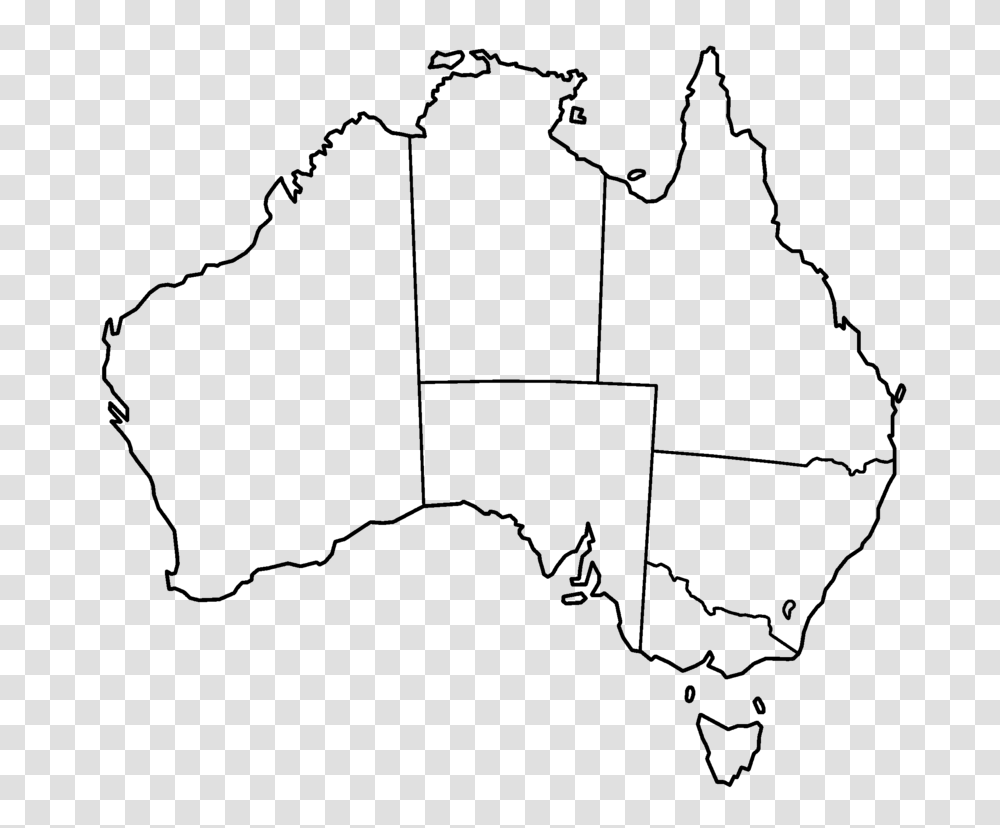 Australia States Blank, Gray, World Of Warcraft Transparent Png