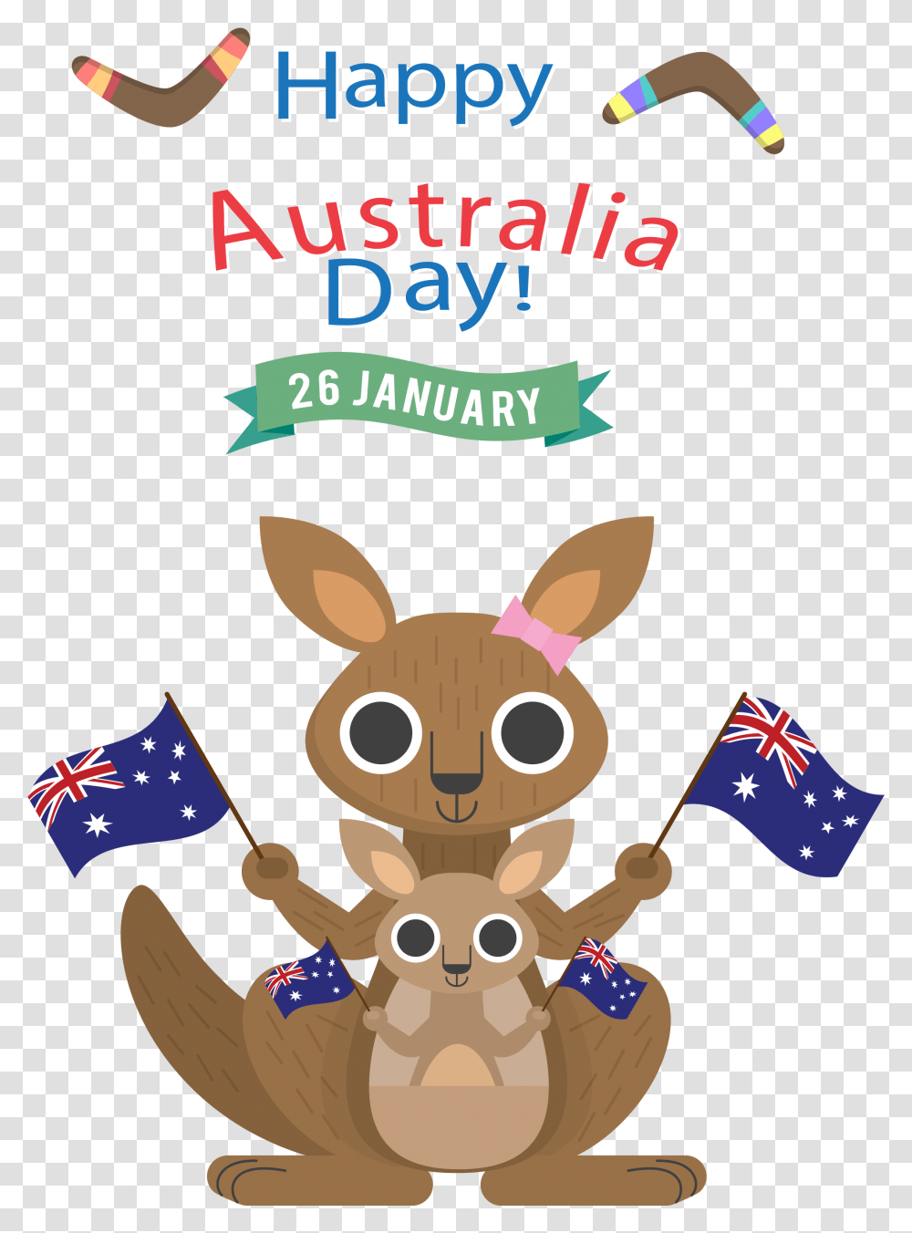 Australia Wall Kangaroo T Shirt Decal Vector In Clipart Australia Kangaroo Icon Cartoon, Paper, Flyer, Poster, Advertisement Transparent Png