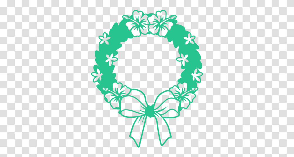 Australian Christmas Wreath Flat & Svg Circle, Graphics, Art, Pattern, Green Transparent Png
