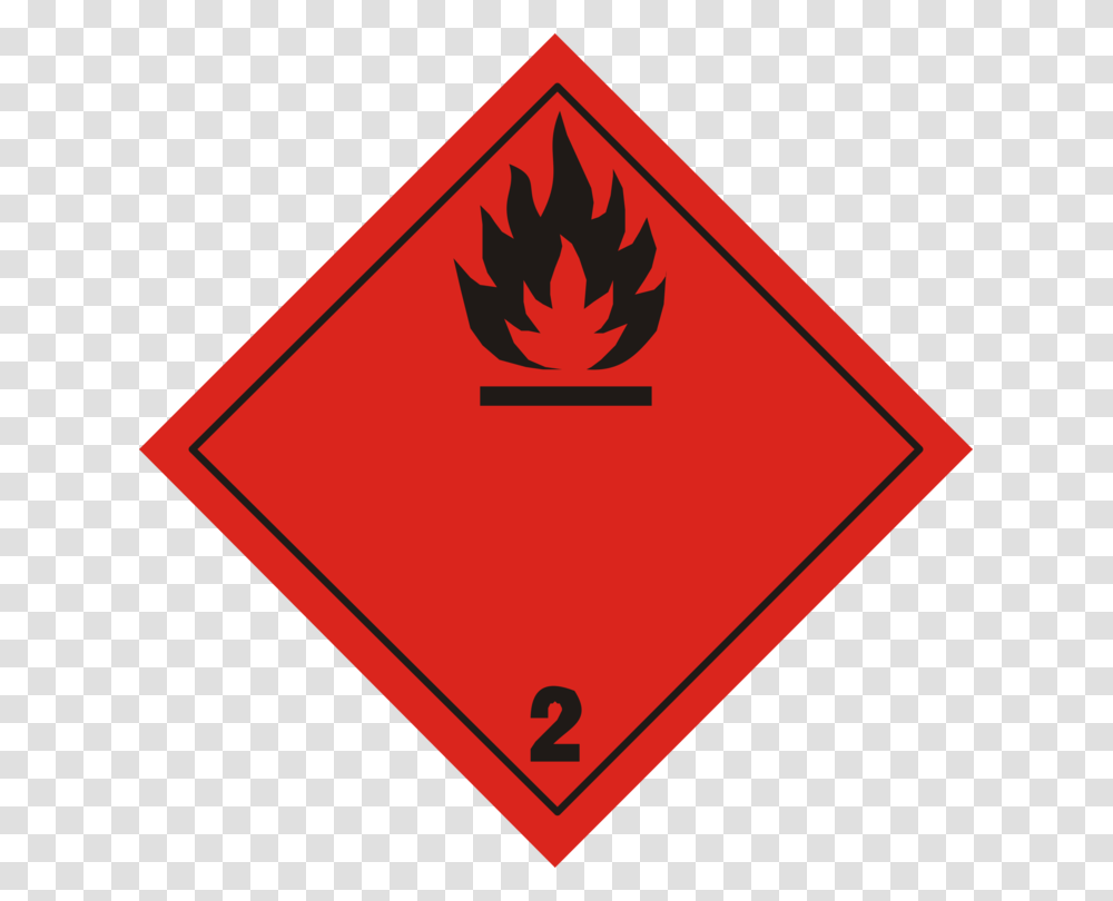 Australian Dangerous Goods Code Hazmat Class Flammable Liquids, Triangle, Road Sign, Emblem Transparent Png