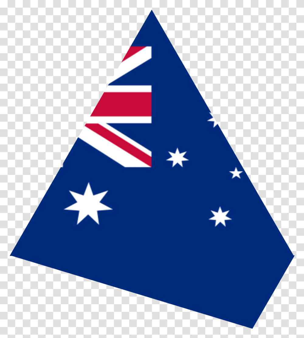 Australian Flag 3, Triangle Transparent Png