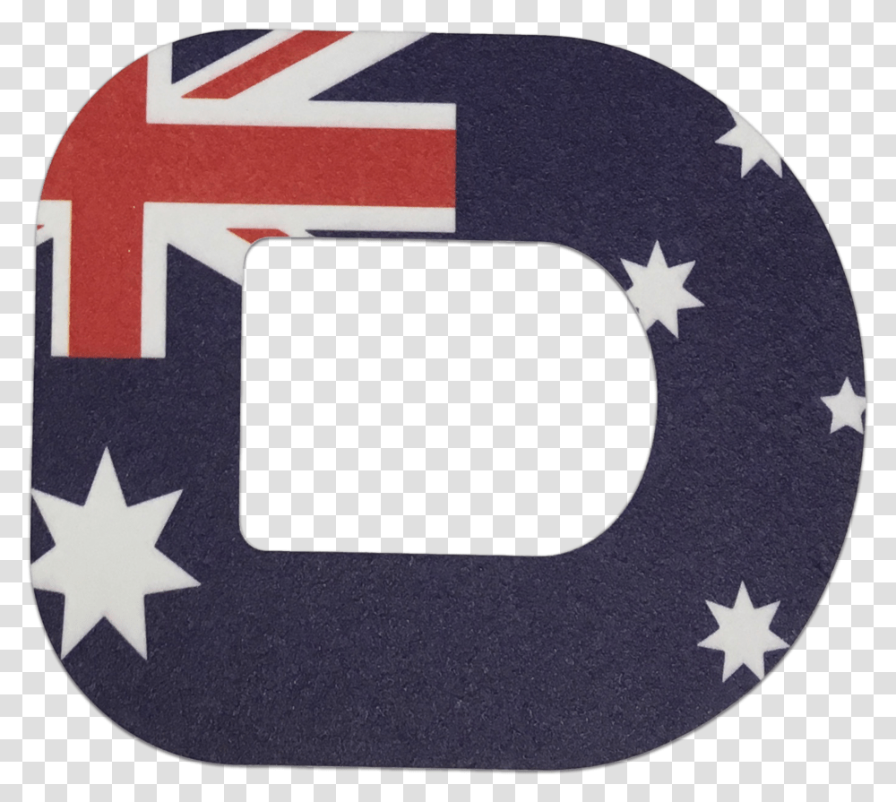 Australian Flag Omnipod Tape Geoff Huegill Australian Swimmer, Alphabet, Text, Number, Symbol Transparent Png