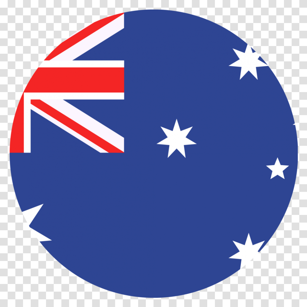 Australian Flag Round Clipart New Zealand Round Flag, First Aid, Sphere, Helmet, Clothing Transparent Png