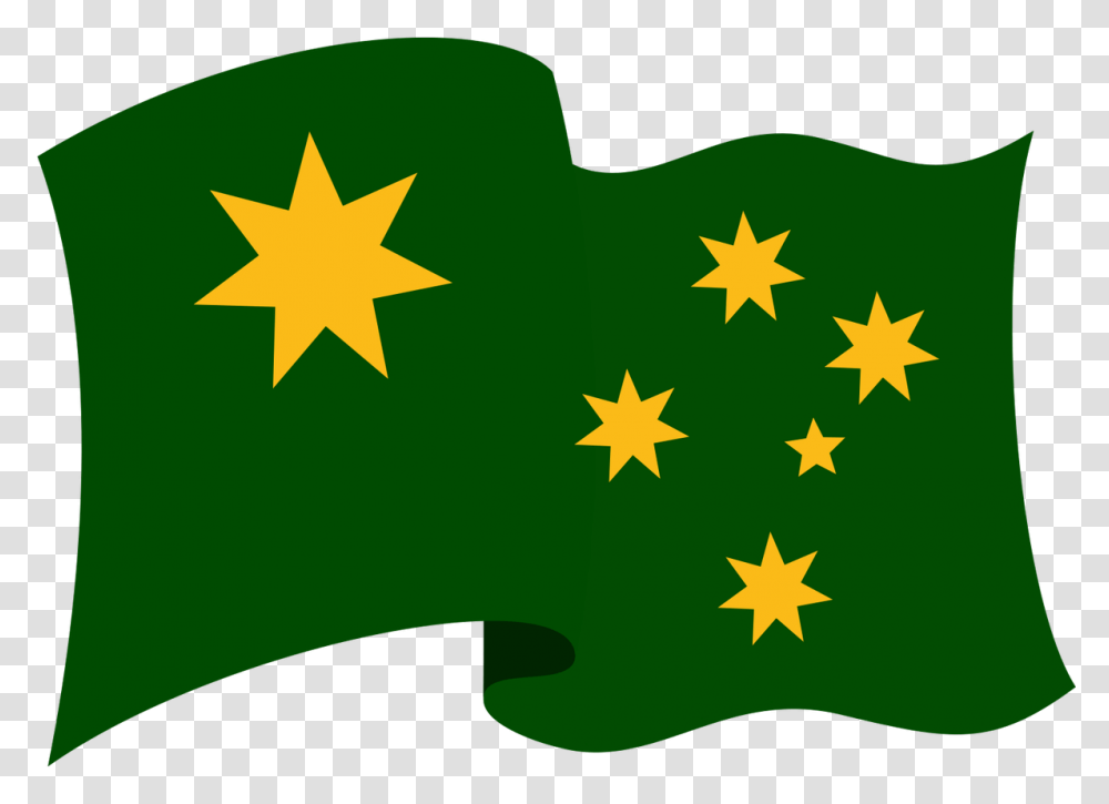 Australian Flag Without Union Jack, First Aid, Star Symbol, Leaf Transparent Png