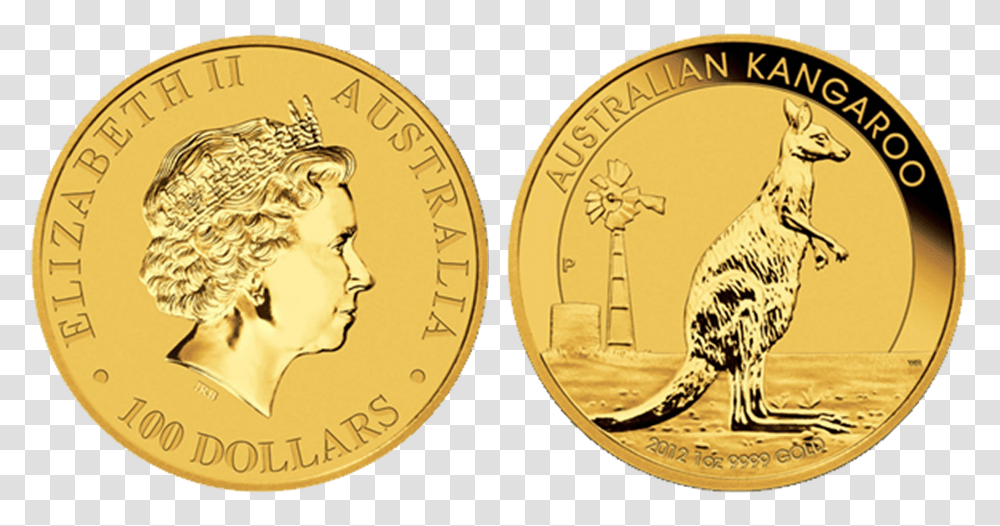 Australian Gold Coin 1 Oz, Money, Tiger, Wildlife, Mammal Transparent Png