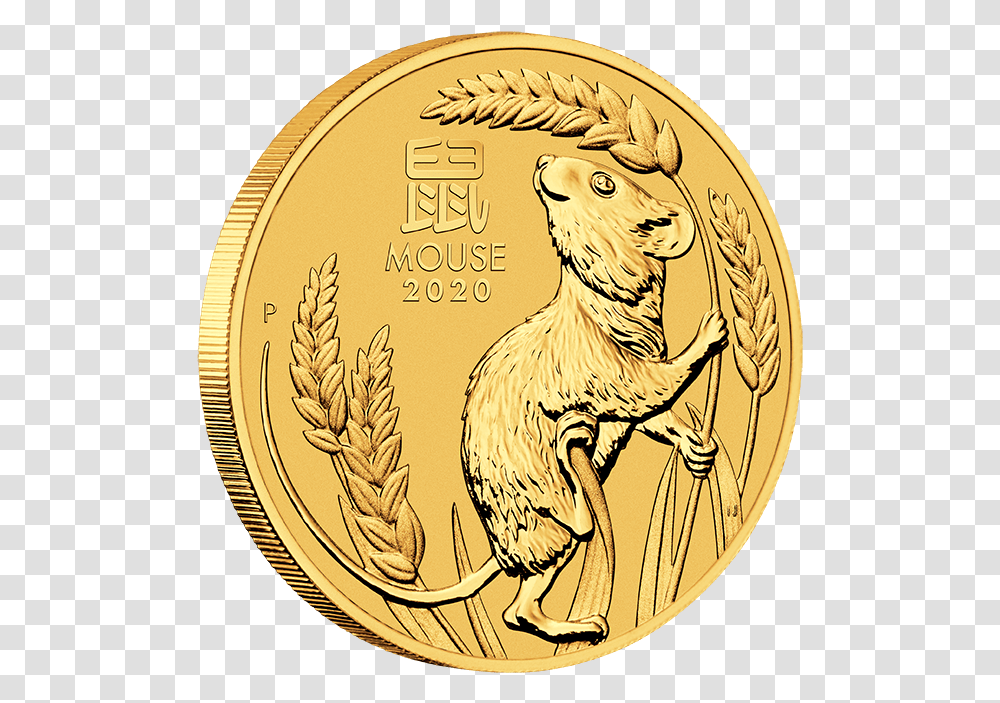 Australian Lunar Series Iii, Coin, Money, Gold, Bird Transparent Png