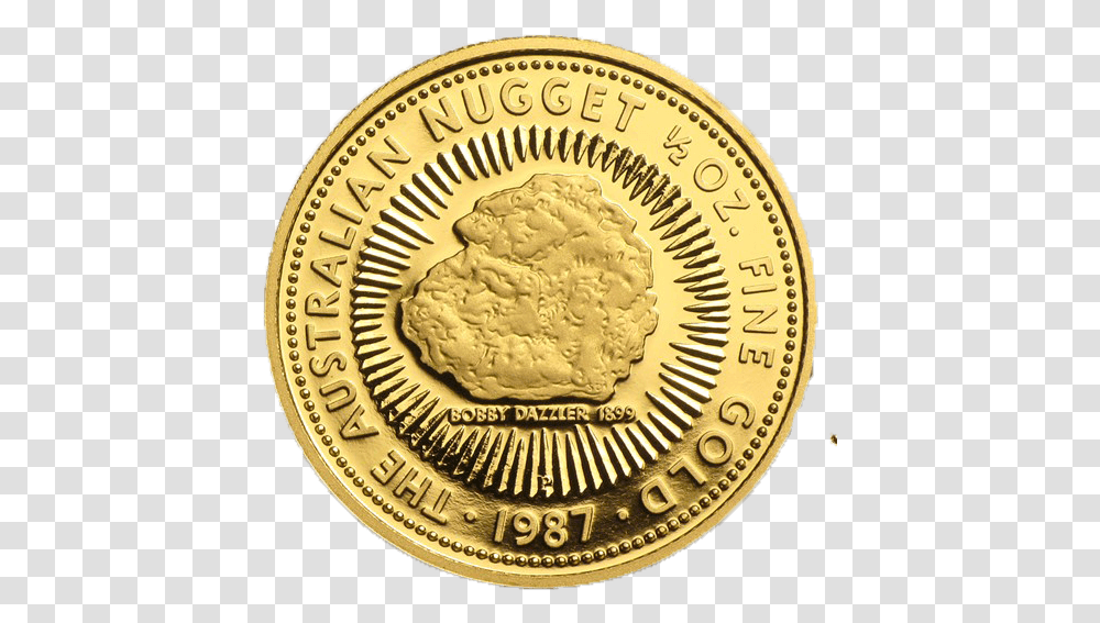 Australian Nugget Gold Coin Coin, Nickel, Money, Rug Transparent Png