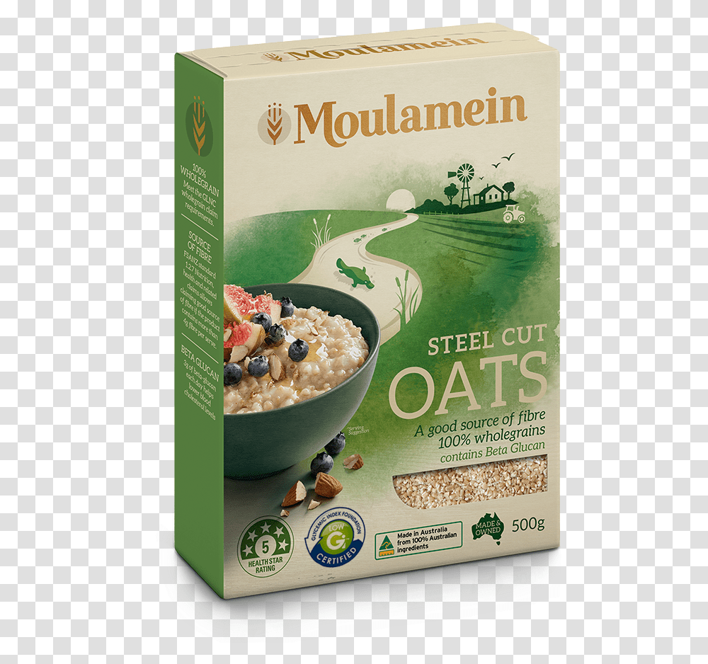 Australian Rolled Oat, Breakfast, Food, Oatmeal, Box Transparent Png