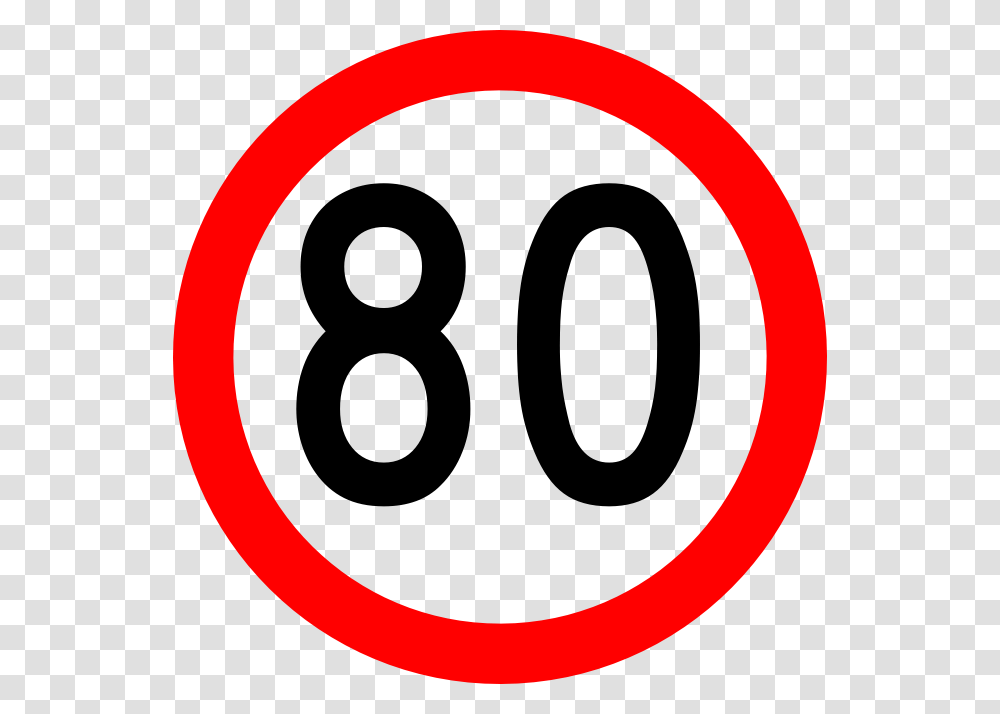 Australian Speed Limit 80 Final Speed Limit Signs, Number, Road Sign Transparent Png