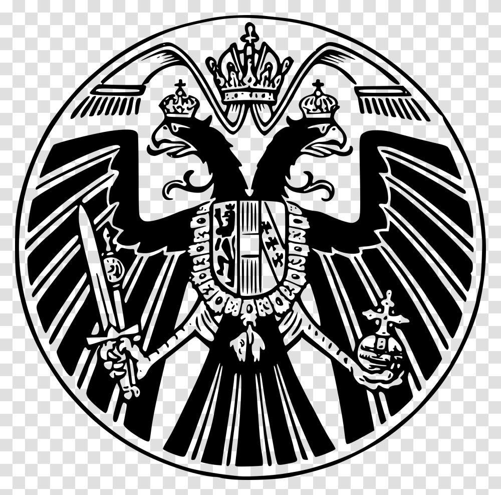 Austrian Eagle 1 Clip Arts Austrian Eagle Black And White, Gray, World Of Warcraft Transparent Png