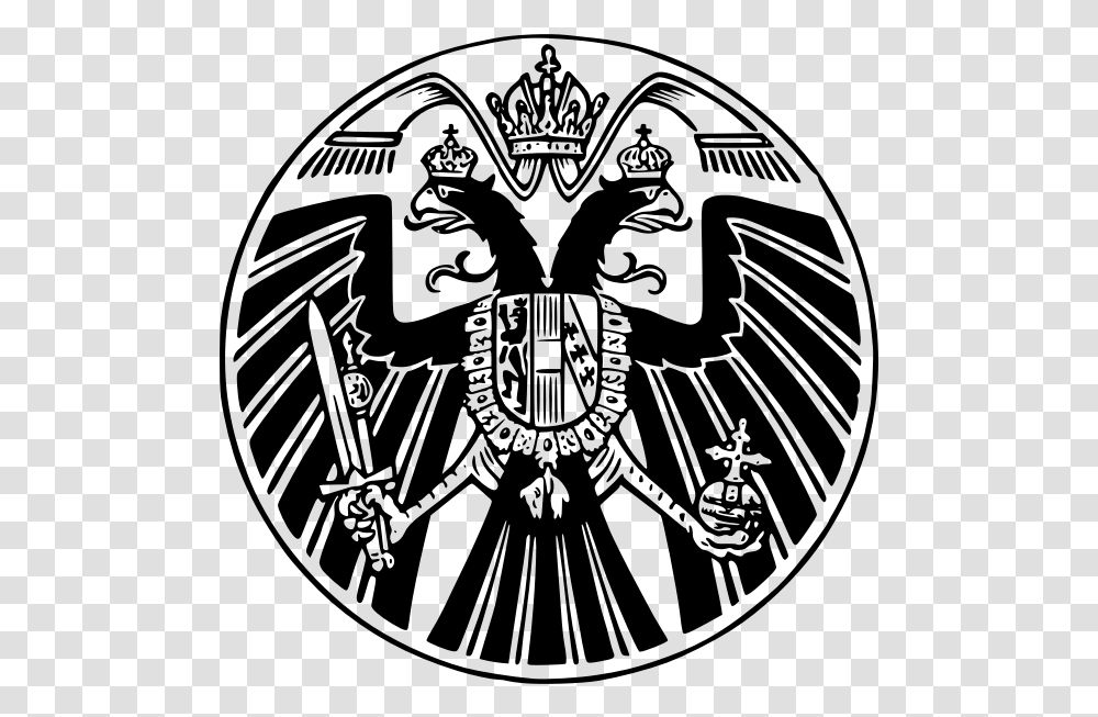 Austrian Eagle Emblem Vector Austrian Empire Eagle Symbol, Gray, World Of Warcraft Transparent Png