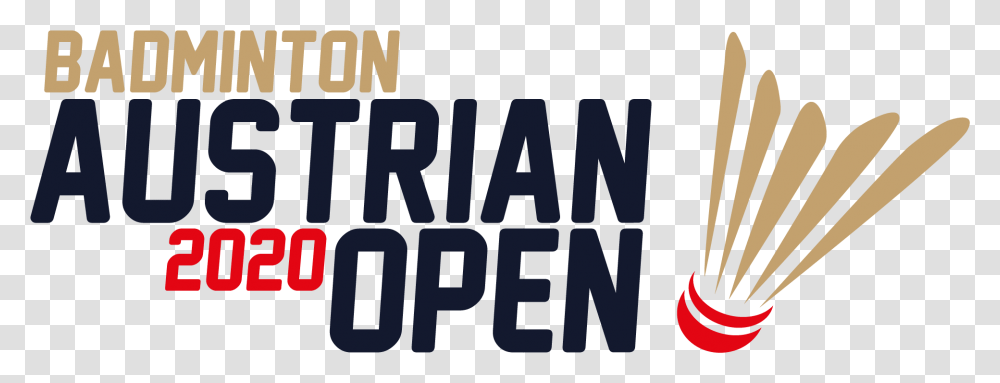 Austrian Open 2020 Badminton Logo, Word, Label, Alphabet Transparent Png
