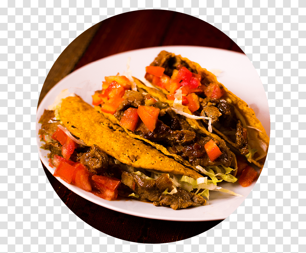 Authentic Mexican Tacos Dish, Food, Meal, Hot Dog, Nachos Transparent Png