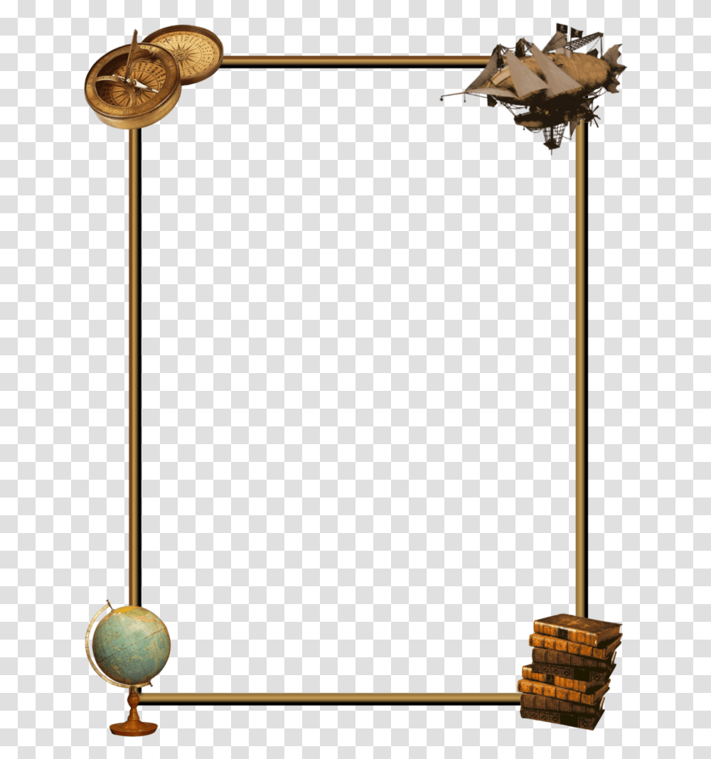 Authentic Models 18th Century Sundial Compass Steampunk Border, Lamp, Astronomy, Outer Space, Universe Transparent Png