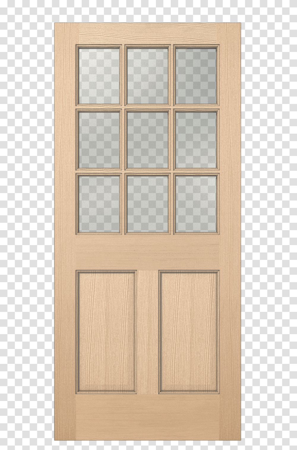 Authentic Wood Glass Panel Exterior Door Screen Door, French Door Transparent Png