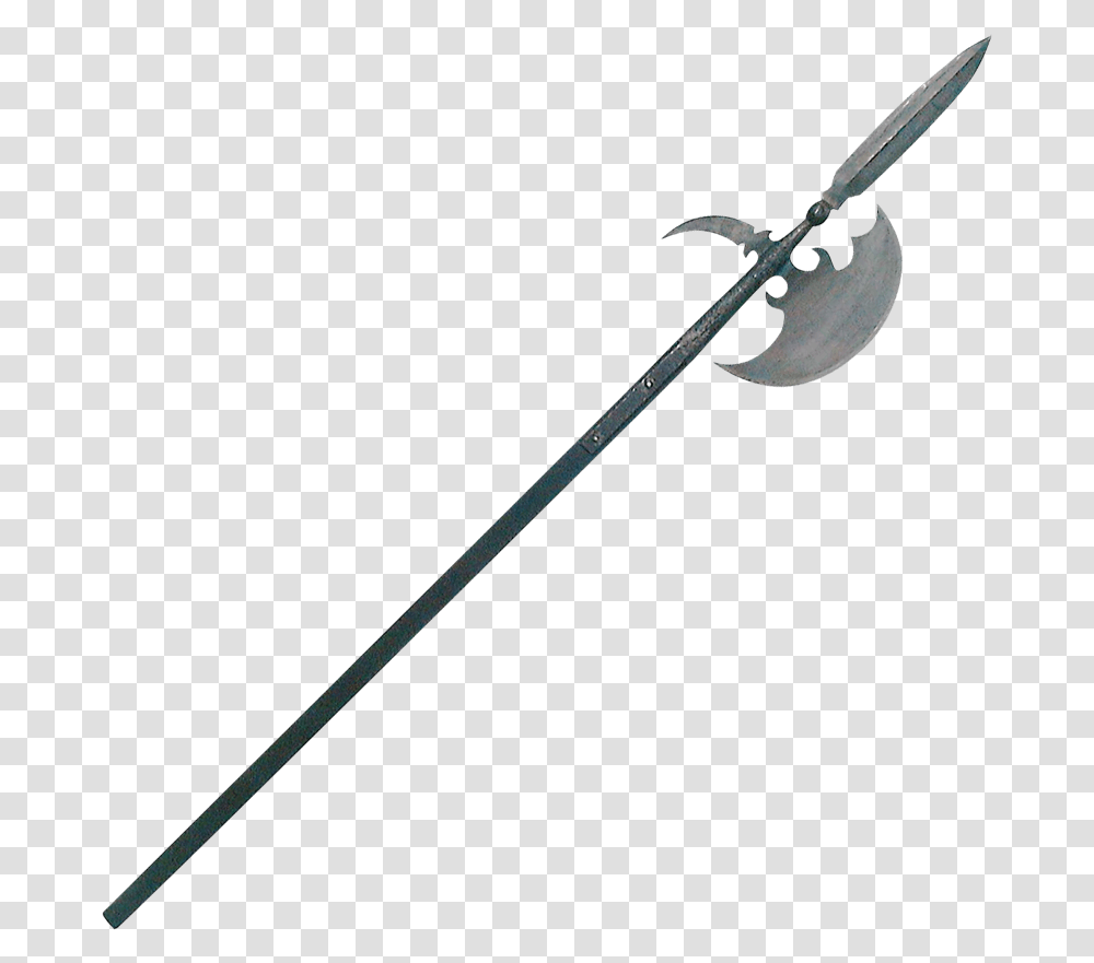 Authentics European Knights Halberd Simple Trident Tattoo Designs, Weapon, Weaponry, Spear Transparent Png