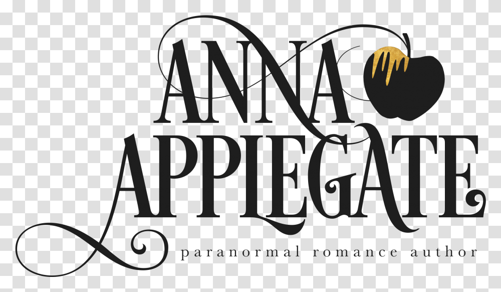 Author Anna Applegate, Label, Alphabet, Handwriting Transparent Png