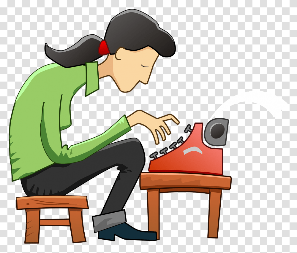 Author Writing A Book Clipart, Leisure Activities, Performer, Piano, Musical Instrument Transparent Png
