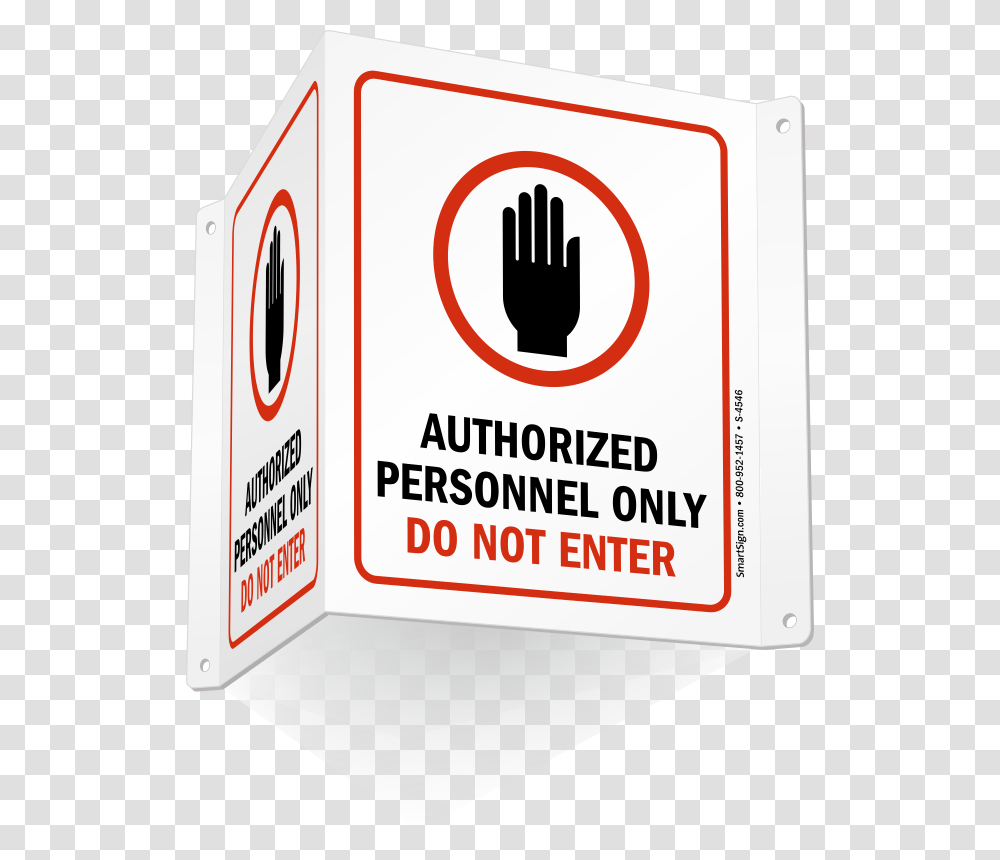 Authorized Personnel Only Do Not Enter Sign, Label, Advertisement Transparent Png