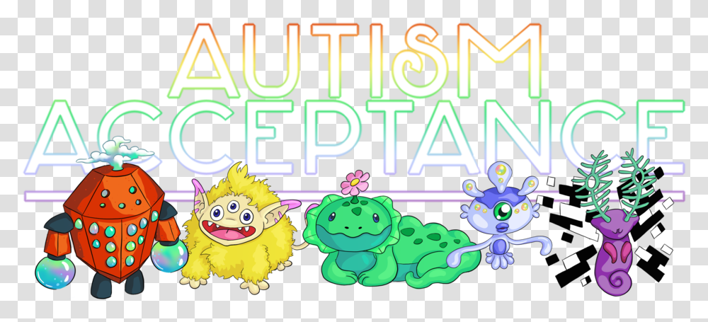 Autism Acceptance Autism Monster, Toy, Purple, Animal Transparent Png