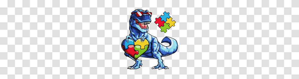 Autism Awareness Dinosaur Puzzle Piece, Game, Person, Human, Jigsaw Puzzle Transparent Png