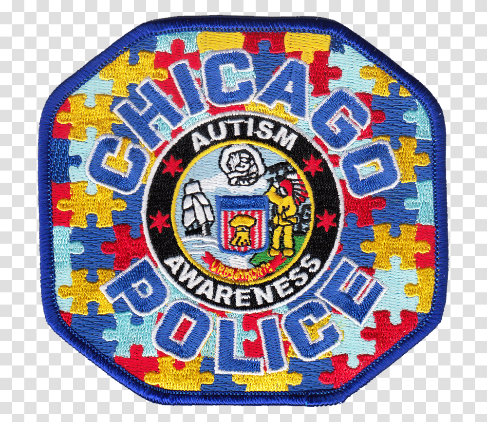 Autism Awareness Police Patch, Rug, Logo, Trademark Transparent Png