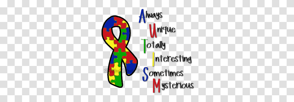 Autism Awareness Ribbon, Alphabet Transparent Png