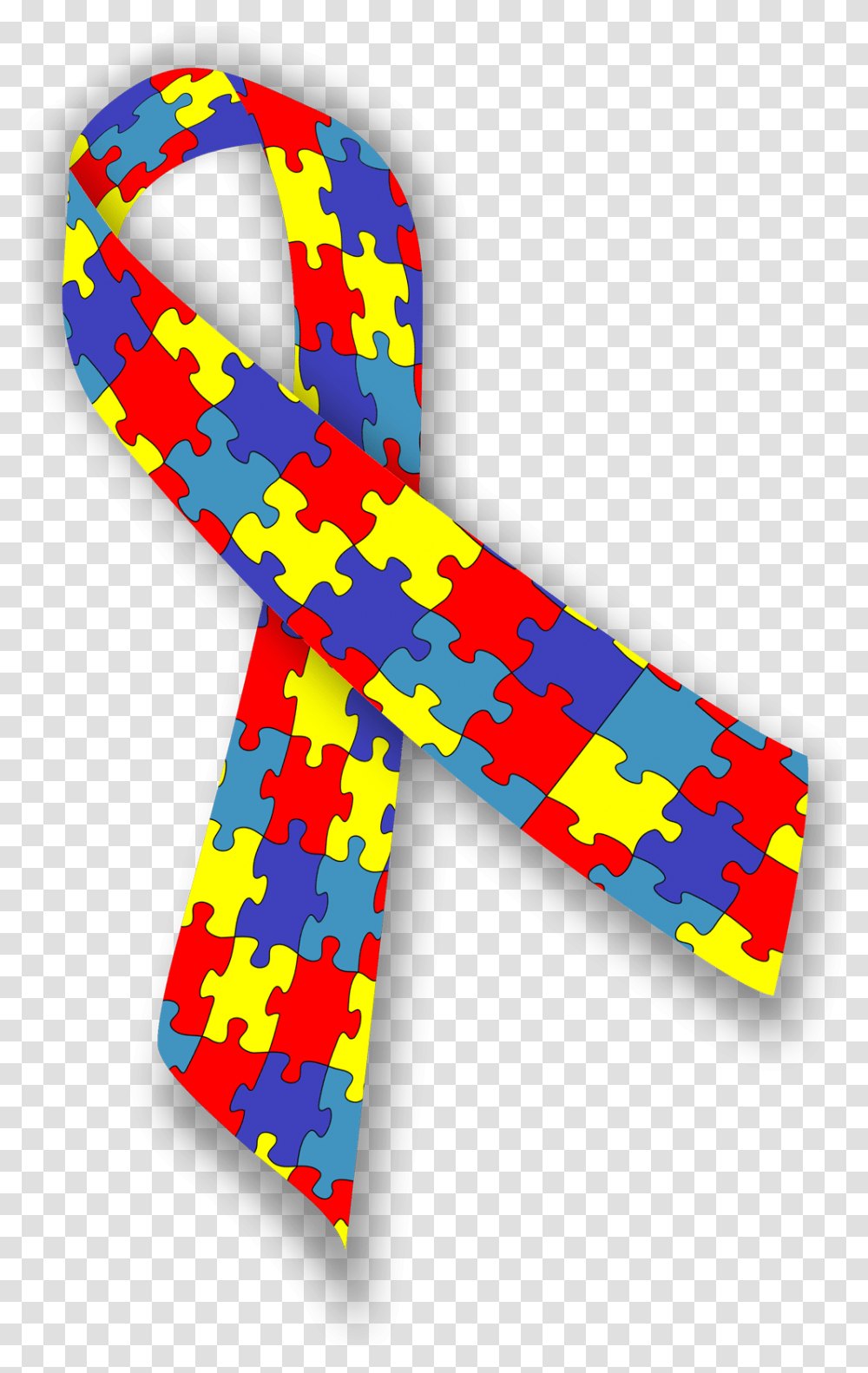 Autism Awareness Ribbon, Number, Alphabet Transparent Png