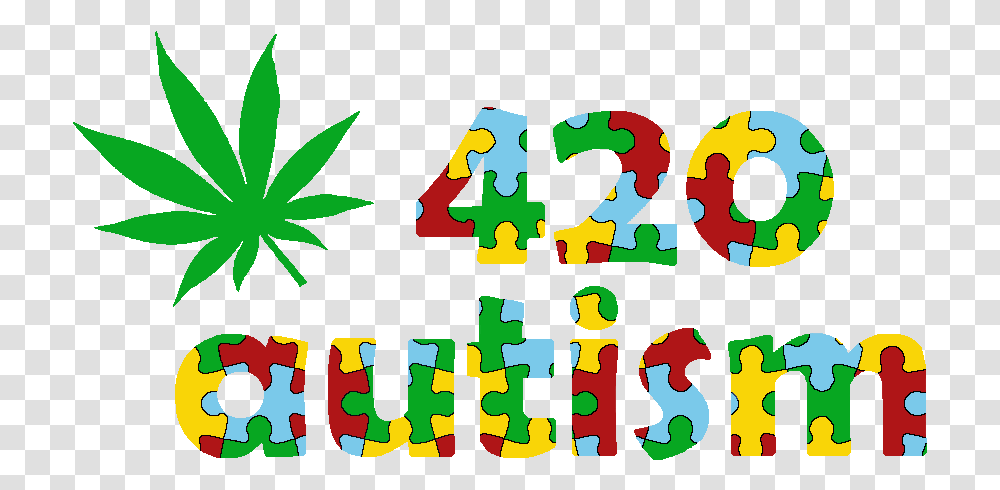 Autism Cannabis, Number, Jigsaw Puzzle Transparent Png