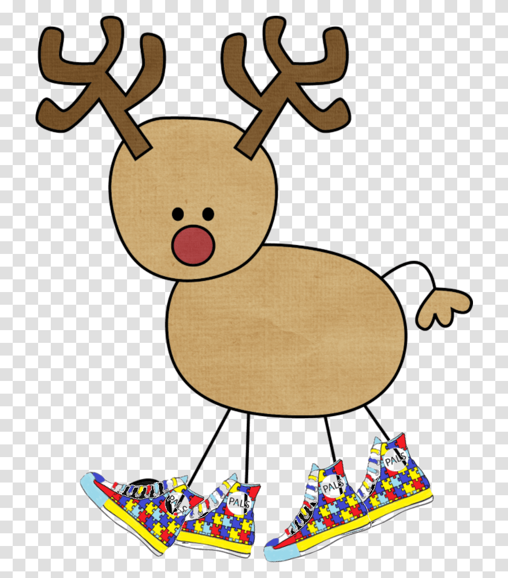 Autism Reindeer, Shoe, Footwear, Apparel Transparent Png