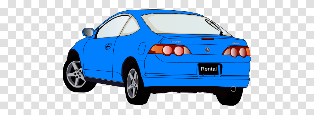 Auto Accura Azul Clip Art, Car, Vehicle, Transportation, Bumper Transparent Png