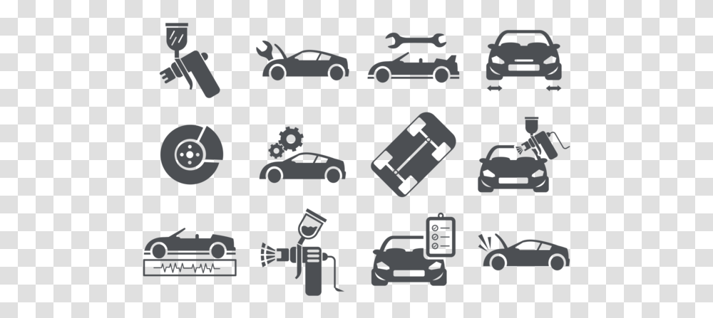 Auto Body Icons Vector Auto Body Icons, Alphabet Transparent Png