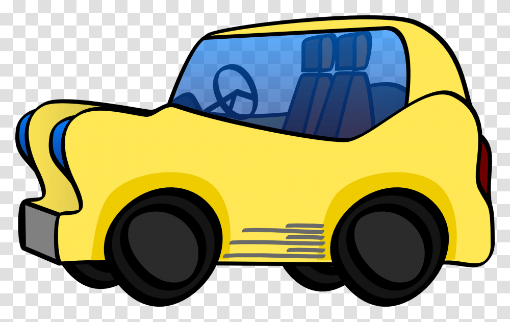 Auto Car Fun Free Vector Graphic On Pixabay Simple Cartoon Car, Vehicle, Transportation, Automobile, Taxi Transparent Png