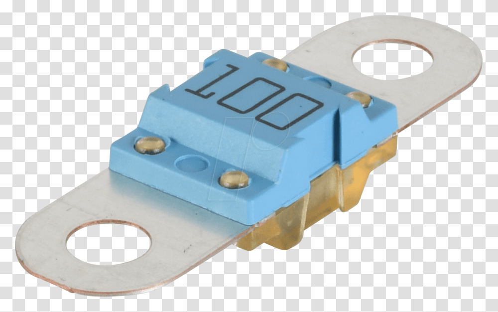 Auto Fuse Bf1 100a 32vdc Blue Littelfuse Metal, Electrical Device, Tool, Clamp Transparent Png