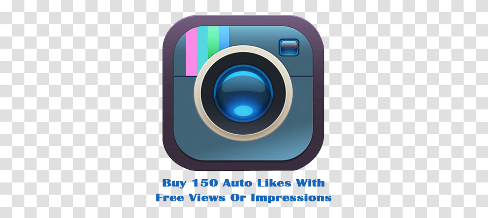 Auto Instagram Likes With Free Views Or Impressions Camera, Electronics, Security, Digital Camera, Camera Lens Transparent Png