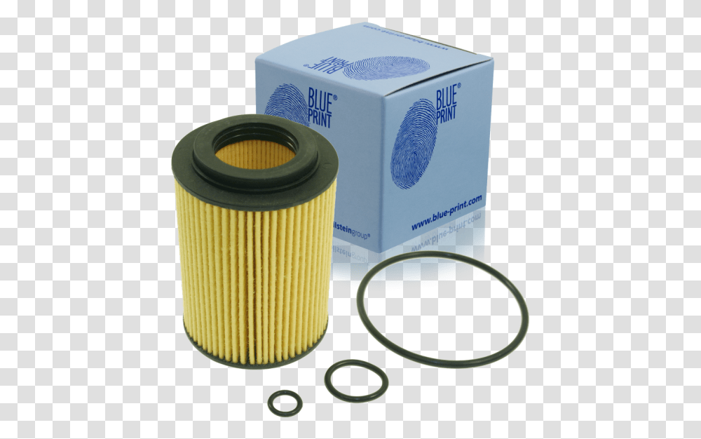 Auto Partair Intake Filter Blue Print Oil Filter, Cylinder, Tape, Barrel Transparent Png