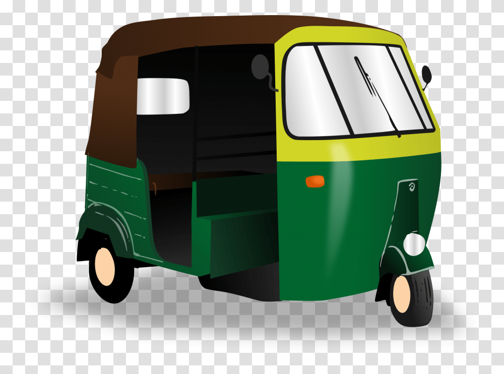 Auto Rickshaw Images Free Download, Van, Vehicle, Transportation, Minibus Transparent Png
