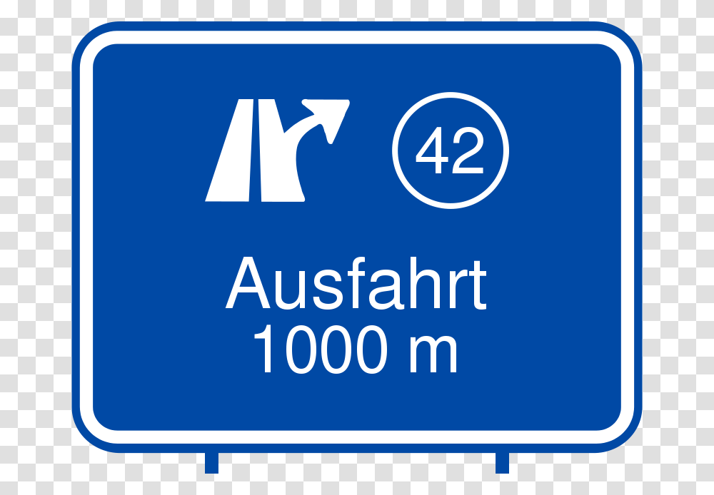 Autobahn, Transport, Sign, Road Sign Transparent Png